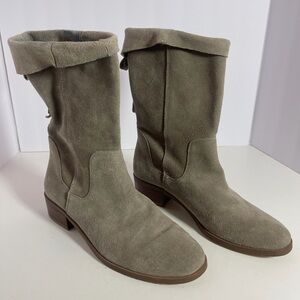 Sole Society Calanth Taupe Heeled Boots
